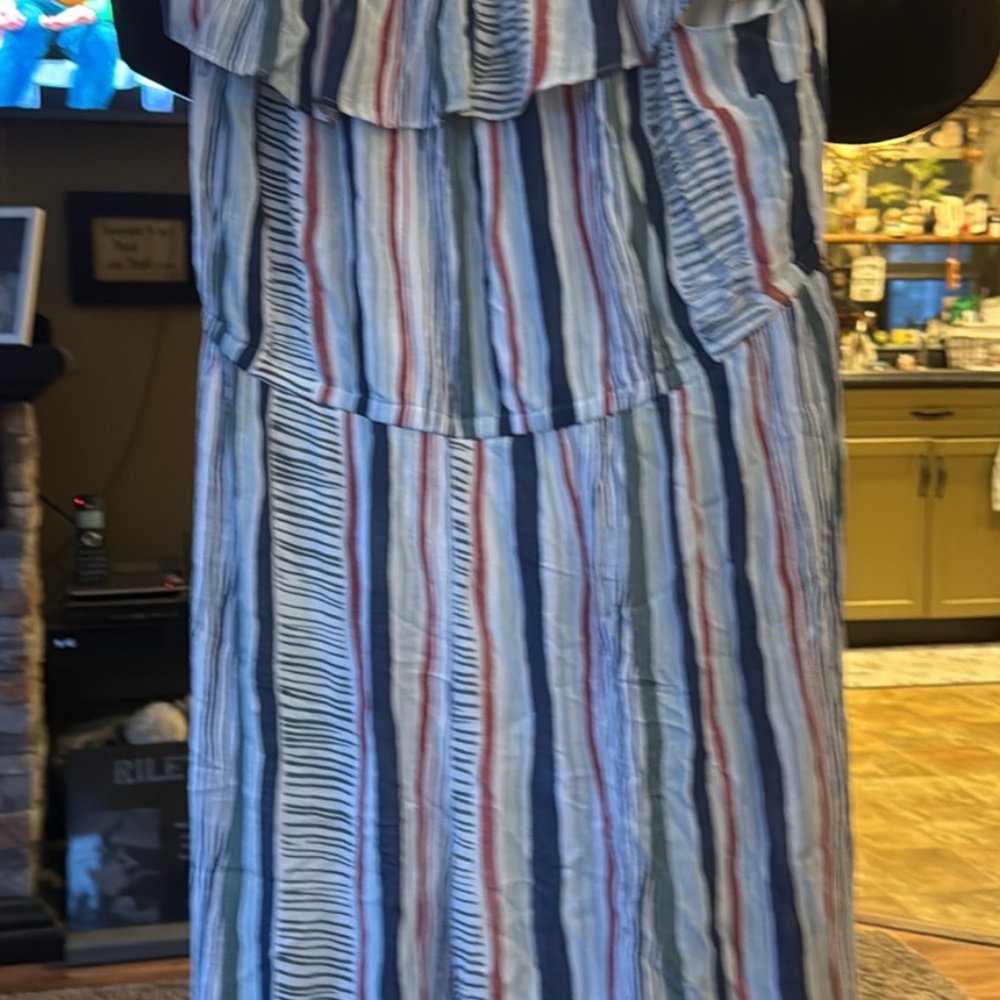 Lane Bryant Jumpsuit Red and white  26/28